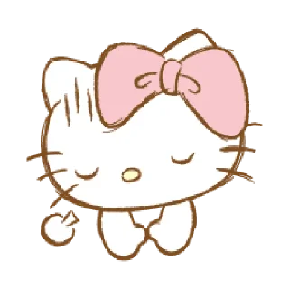 Telegram sticker 😓 hello kitty emoji @soft_stickers