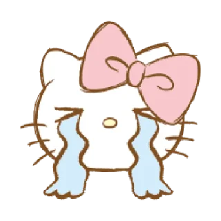 Telegram sticker 😿 hello kitty emoji @soft_stickers