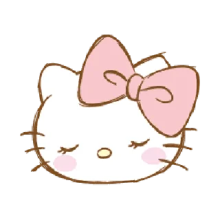 Video sticker 🐱 hello kitty emoji @soft_stickers