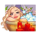 Telegram sticker 🛁 Daenerys Targaryen