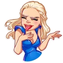 Video sticker 😝 Daenerys Targaryen