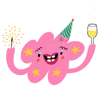 Telegram sticker 🍾 Stickers by @meowcasso_art