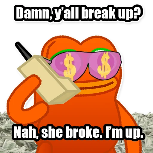 Telegram sticker 💲 $plsh