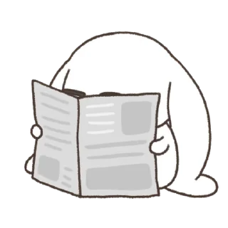Telegram sticker 💬 꾸준한 망붕왕! 망상토끼 By @KakaoEmoticon
