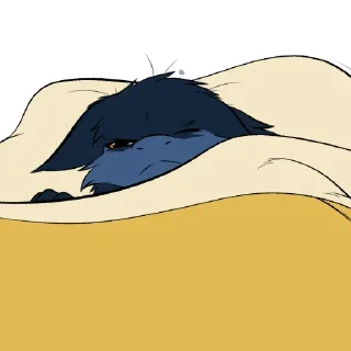 Telegram stiker 😴 Furry