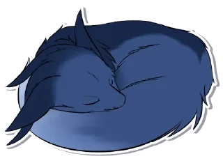 Telegram stiker 😴 Furry
