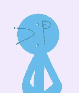 Telegram sticker 🌟 Blue  @ANIMATORvsSTIKERS :: @fStikBot