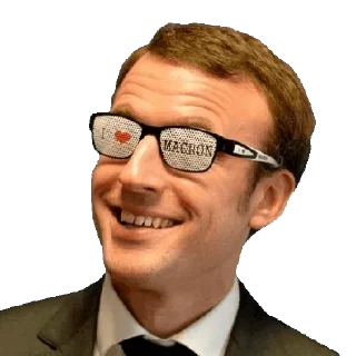 Telegram sticker 👔 Macron @FranceCanal