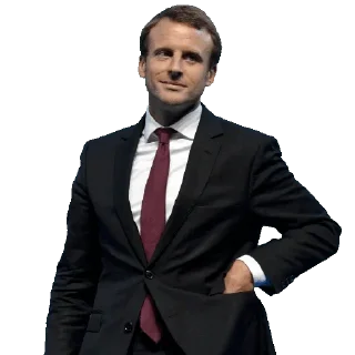 Telegram sticker 👔 Macron @FranceCanal