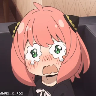 Telegram sticker 😭 Anya Forger S2 @fix_x_fox