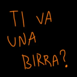 Telegram sticker 🍺 Scrivo strano - @infojj