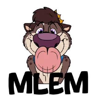 Telegram sticker 👅 Kiyo Otter