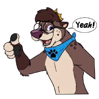 Video sticker 👍 Kiyo Otter