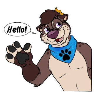 Video sticker 👋 Kiyo Otter