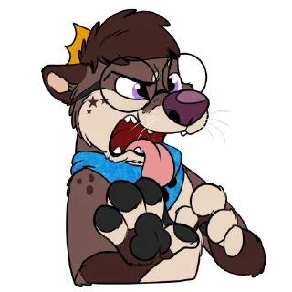 Telegram sticker 🤢 Kiyo Otter
