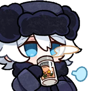 Telegram sticker 🥃 Honkai Impact 3rd Chibi 2 :: @HonkaiImpact3ITA