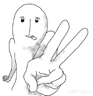 Telegram sticker ✌️ Silly hhehehehehe :: @fStikBot