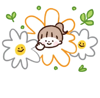 Telegram sticker 💬 다정한 안부톡톡 By @KakaoEmoticon