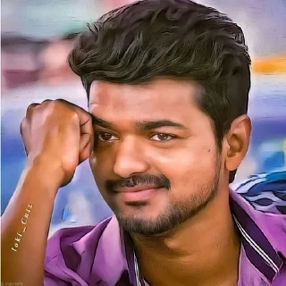 Telegram sticker 🙈 Vijay forever♡