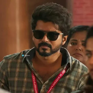 Telegram sticker 🤨 Vijay forever♡