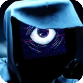 Telegram sticker ❓ 👁️~ Harley Sawyer ~📺 by: @Cyklopik_HarleySawyer