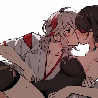 Telegram sticker 💗 Мы с Настей 2.1