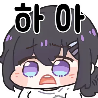 Video sticker 👻 아리사짭콘 @DCConSticker