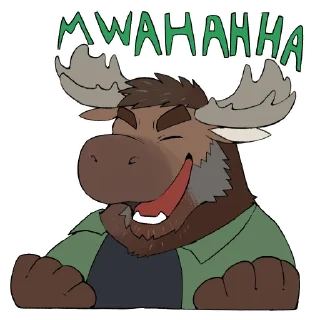 Telegram stiker 😈 Nick the Moose (@NickDales)