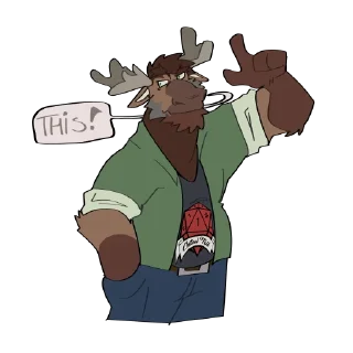 Video sticker 👆 Nick the Moose (@NickDales)
