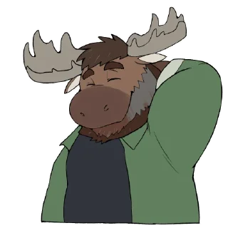 Telegram stiker ☺️ Nick the Moose (@NickDales)