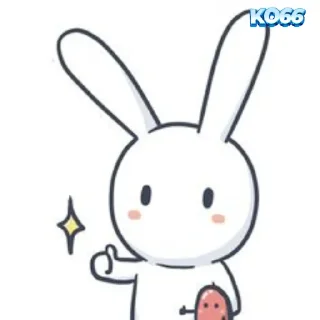 Telegram sticker 🐇 thỏ 7 màu