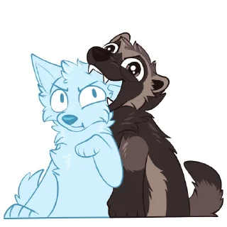 Telegram sticker 🦷 Wolverines by Pulexart.com