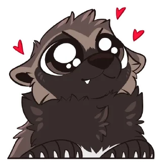 Telegram sticker 🥰 Wolverines by Pulexart.com