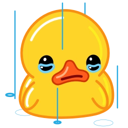 Telegram sticker 🦆 Kyu aakhir kyu😒