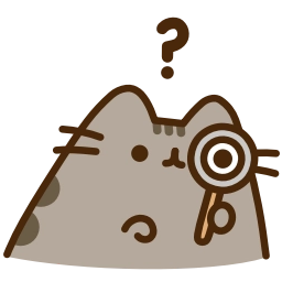 Telegram sticker 🧐 Pusheen the Cat :: @fStikBot