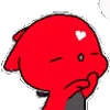 Video sticker 😘 Red ➤ @emoji_room