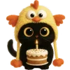 Sticker 🎂 Чикен-киса @Nyasticks
