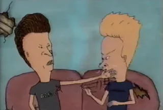 Video sticker 🤘 Beavis and Butthead @stickersb2b