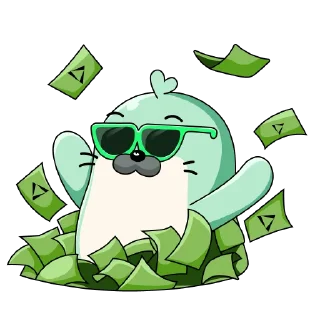 Telegram sticker 🤑 edgeX Maru