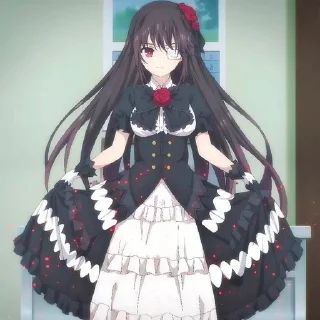 Telegram sticker 😳 DATE A LIVE BY @Hirumizoldyck :: @fStikBot