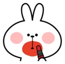 Video sticker 💄 Spoiled Rabbit \Face2\ [@Stikeram] [SeRaMo.iR]