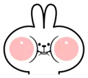 Telegram sticker 😬 Spoiled Rabbit \Face2\ [@Stikeram] [SeRaMo.iR]