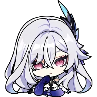 Telegram sticker 😊 Далия и Скирк | @blednayaleaks_genshin