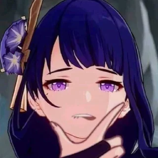 Telegram sticker 😏 Raiden Shogun