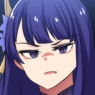 Telegram sticker 😡 Raiden Shogun