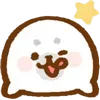 Sticker 😉 fluffy baby seal  ♡  @ririmoji
by natsumi (line)