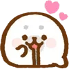 Sticker 🤤 fluffy baby seal  ♡  @ririmoji
by natsumi (line)