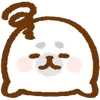 Sticker 😑 fluffy baby seal  ♡  @ririmoji
by natsumi (line)