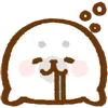 Sticker 😴 fluffy baby seal  ♡  @ririmoji
by natsumi (line)