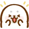 Sticker 📢 fluffy baby seal  ♡  @ririmoji
by natsumi (line)